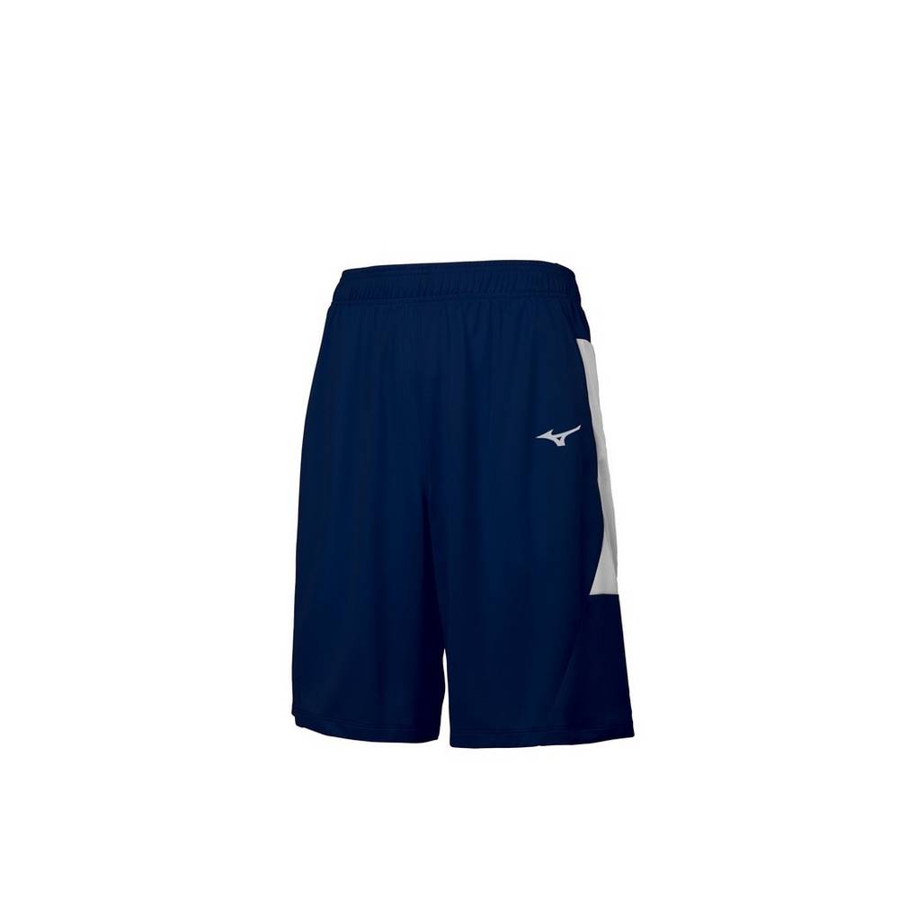 Mens Mizuno Aerolite Shorts Navy/Grey Philippines (RPXGAS208)